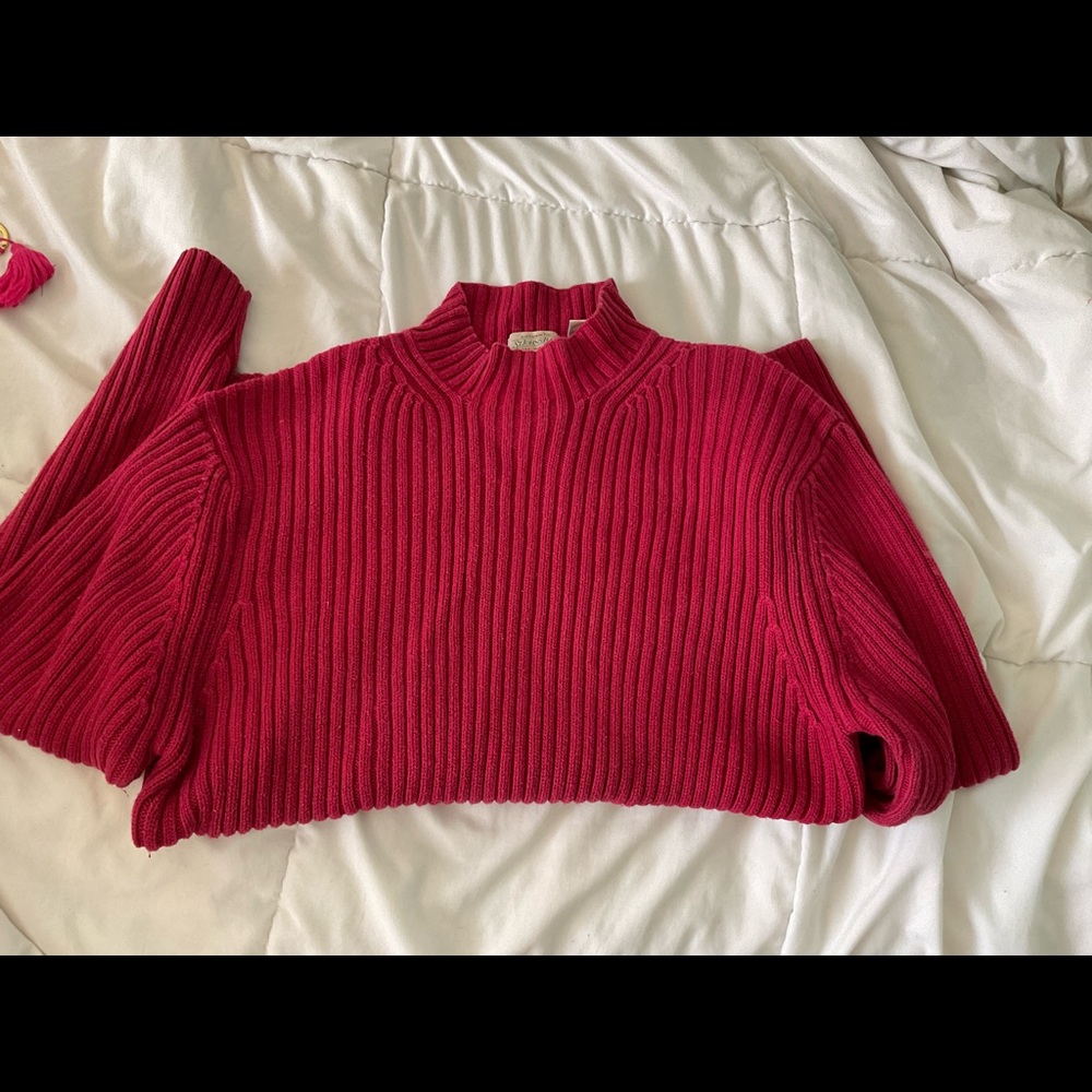 red turtle neck!